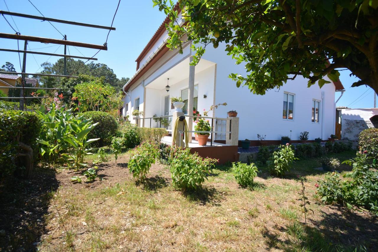 Casa con jardín en Vilanova de Arousa Pontevedra Exterior foto